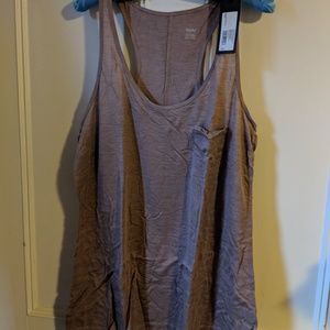 NWT Mossimo Gray Pocket Tank 2XL